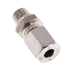 G 1/8'' Macho x 6L Anillo de corte recto de acero inoxidable 315 Barra DIN 2353