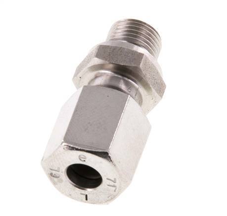 G 1/8'' Macho x 6L Anillo de corte recto de acero inoxidable 315 Barra DIN 2353
