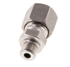 G 1/8'' Macho x 8L Anillo de corte recto de acero inoxidable 315 Barra DIN 2353
