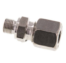 G 1/8'' Macho x 8L Anillo de corte recto de acero inoxidable 315 Barra DIN 2353