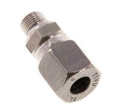 G 1/8'' Macho x 8L Anillo de corte recto de acero inoxidable 315 Barra DIN 2353