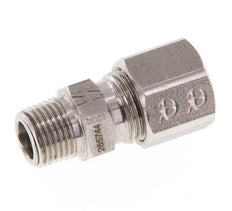 R 1/8'' Macho x 8LL Anillo de corte recto de acero inoxidable 100 Bar DIN 2353