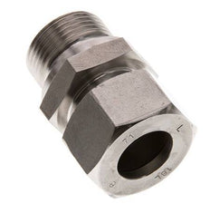G 3/4'' Macho x 18L Acero inoxidable Anillo de corte recto 315 Barra DIN 2353