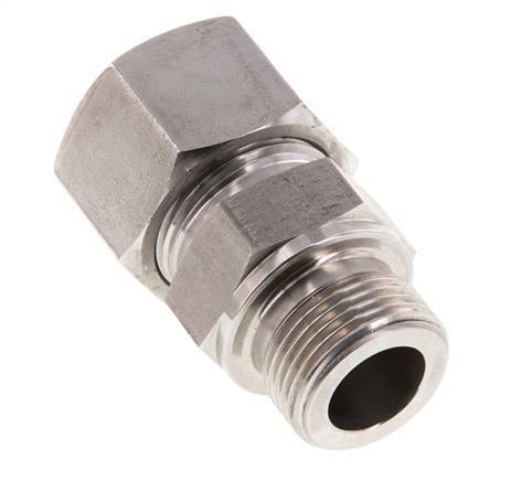 G 3/4'' Macho x 20S Anillo de corte recto de acero inoxidable 400 Bar DIN 2353