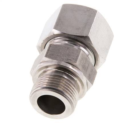 G 3/4'' Macho x 20S Anillo de corte recto de acero inoxidable 400 Bar DIN 2353