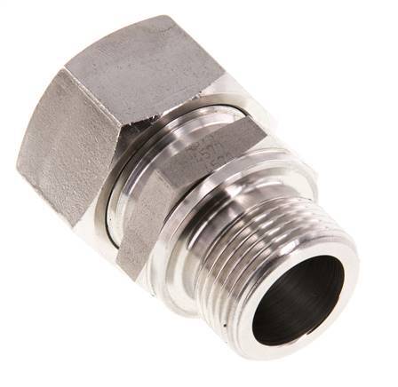 G 3/4'' Macho x 22L Anillo de corte recto de acero inoxidable 160 Bar DIN 2353