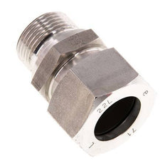 G 3/4'' Macho x 22L Anillo de corte recto de acero inoxidable 160 Bar DIN 2353