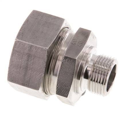 G 3/4'' Macho x 35L Anillo de corte recto de acero inoxidable 160 Bar DIN 2353