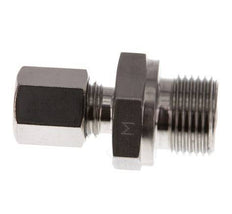 G 3/8'' Macho x 6L Anillo de corte recto de acero inoxidable 315 Barra DIN 2353
