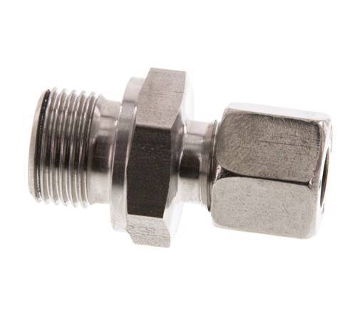 G 3/8'' Macho x 8L Acero inoxidable Anillo de corte recto 315 Barra DIN 2353