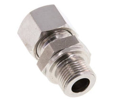 G 3/8'' Macho x 12L Acero inoxidable Anillo de corte recto 315 Barra DIN 2353