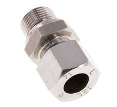G 3/8'' Macho x 12L Acero inoxidable Anillo de corte recto 315 Barra DIN 2353
