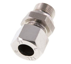 G 3/8'' Macho x 12L Acero inoxidable Anillo de corte recto 315 Barra DIN 2353