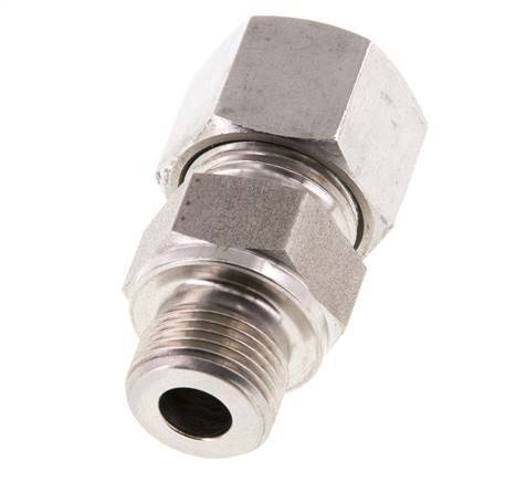 G 3/8'' Macho x 12S Anillo de corte recto de acero inoxidable 630 Barra DIN 2353