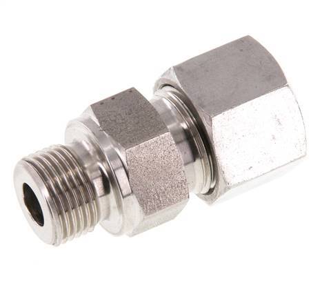 G 3/8'' Macho x 12S Anillo de corte recto de acero inoxidable 630 Barra DIN 2353