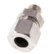 G 3/8'' Macho x 16S Anillo de corte recto de acero inoxidable 400 Bar DIN 2353