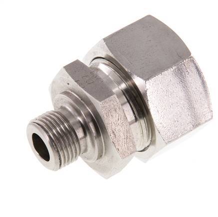 G 3/8'' Macho x 22L Anillo de corte recto de acero inoxidable 160 Bar DIN 2353