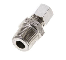 3/8'' NPT Male x 6L Stainless steel Straight Cutting Ring 315 Bar DIN 2353