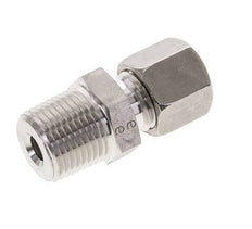 3/8'' NPT Macho x 8L Anillo de corte recto de acero inoxidable 315 Barra DIN 2353