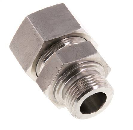 G 1'' Macho x 30S Anillo de corte recto de acero inoxidable 400 Bar DIN 2353