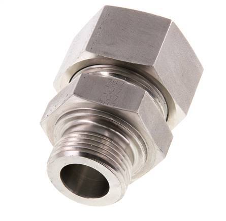 G 1'' Macho x 30S Anillo de corte recto de acero inoxidable 400 Bar DIN 2353