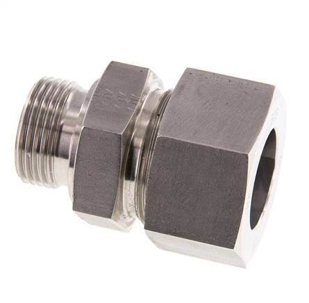 G 1'' Macho x 30S Anillo de corte recto de acero inoxidable 400 Bar DIN 2353