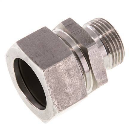G 1'' Macho x 35L Anillo de corte recto de acero inoxidable 160 Bar DIN 2353