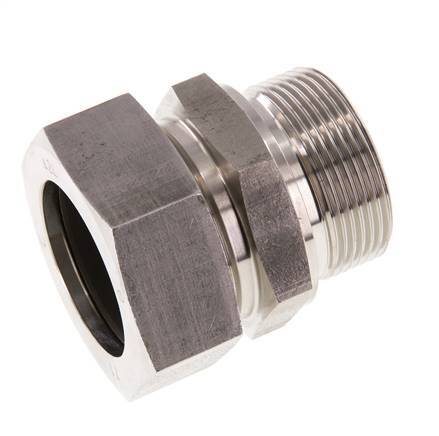 G 1 1/2'' Macho x 42L Anillo de corte recto de acero inoxidable 160 Bar DIN 2353