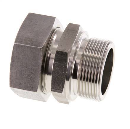G 1 1/2'' Macho x 42L Anillo de corte recto de acero inoxidable 160 Bar DIN 2353