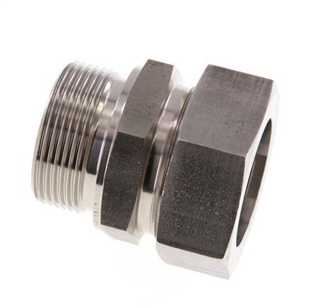 G 1 1/2'' Macho x 42L Anillo de corte recto de acero inoxidable 160 Bar DIN 2353