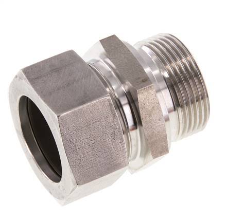 G 1 1/4'' Macho x 35L Anillo de corte recto de acero inoxidable 160 Bar DIN 2353