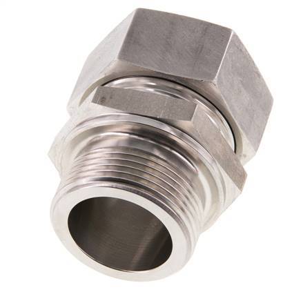 G 1 1/4'' Macho x 35L Anillo de corte recto de acero inoxidable 160 Bar DIN 2353