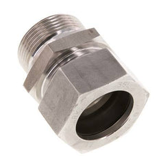 G 1 1/4'' Macho x 35L Anillo de corte recto de acero inoxidable 160 Bar DIN 2353