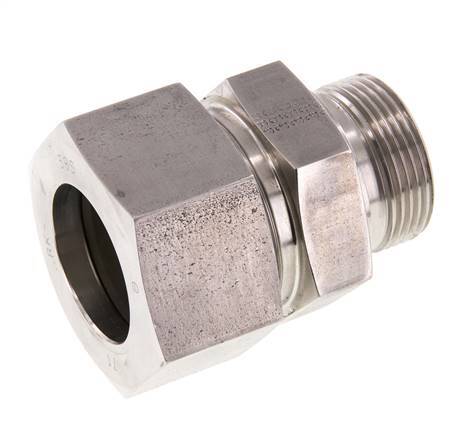 G 1 1/4'' Macho x 38S Anillo de corte recto de acero inoxidable 315 Barra DIN 2353