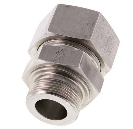 G 1 1/4'' Macho x 38S Anillo de corte recto de acero inoxidable 315 Barra DIN 2353