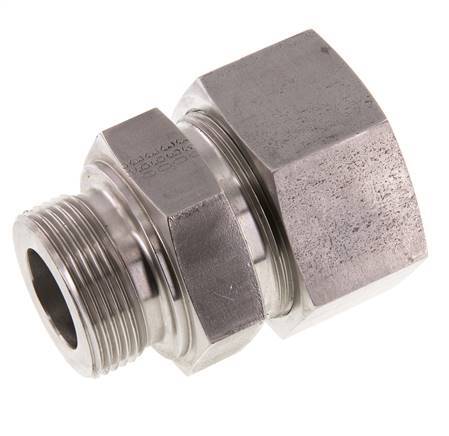 G 1 1/4'' Macho x 38S Anillo de corte recto de acero inoxidable 315 Barra DIN 2353