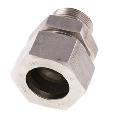 G 1 1/4'' Macho x 38S Anillo de corte recto de acero inoxidable 315 Barra DIN 2353