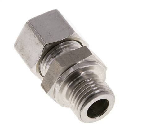 M16x1,5 Macho x 12L Anillo de corte recto de acero inoxidable 315 Barra DIN 2353