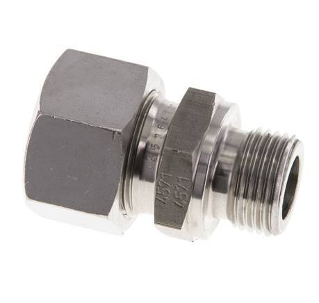 M18x1,5 Macho x 15L Anillo de corte recto de acero inoxidable 315 Barra DIN 2353