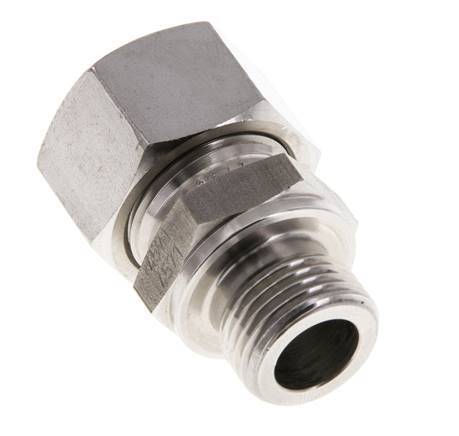 M18x1,5 Macho x 15L Anillo de corte recto de acero inoxidable 315 Barra DIN 2353