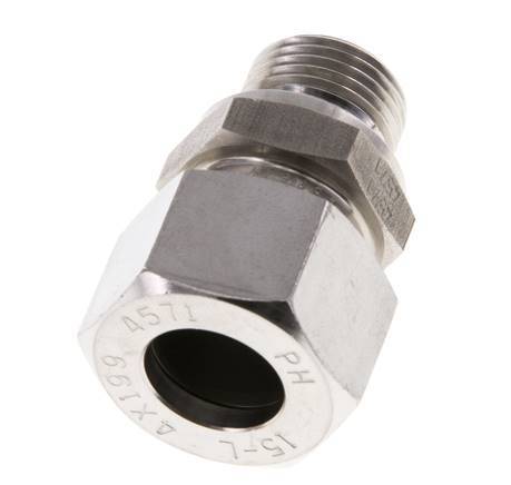 M18x1,5 Macho x 15L Anillo de corte recto de acero inoxidable 315 Barra DIN 2353