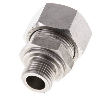 M18x1,5 Macho x 18L Acero inoxidable Anillo de corte recto 315 Barra DIN 2353