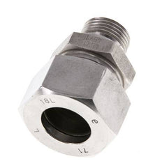 M18x1,5 Macho x 18L Acero inoxidable Anillo de corte recto 315 Barra DIN 2353