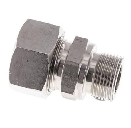 M22x1,5 Macho x 18L Acero inoxidable Anillo de corte recto 315 Barra DIN 2353