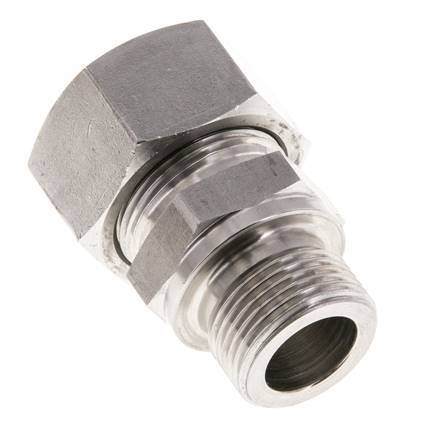 M22x1,5 Macho x 18L Acero inoxidable Anillo de corte recto 315 Barra DIN 2353