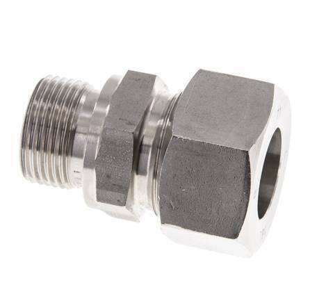 M22x1,5 Macho x 18L Acero inoxidable Anillo de corte recto 315 Barra DIN 2353