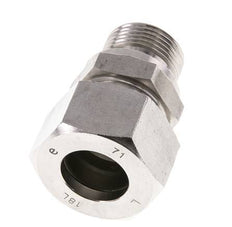 M22x1,5 Macho x 18L Acero inoxidable Anillo de corte recto 315 Barra DIN 2353