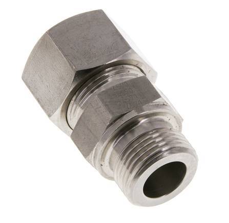 M27x2 Macho x 20S Anillo de corte recto de acero inoxidable 400 Barra DIN 2353