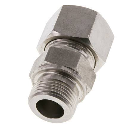 M27x2 Macho x 20S Anillo de corte recto de acero inoxidable 400 Barra DIN 2353
