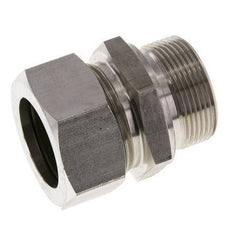 M42x2 Macho x 35L Anillo de corte recto de acero inoxidable 160 Bar DIN 2353
